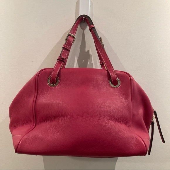 DOONEY & BOURKE Authentic Vintage Leather Portofino Zip Zip Hand Shoulder Bag - Picture 9 of 16